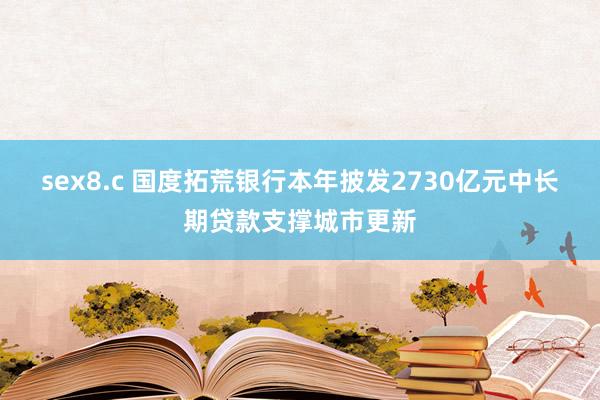 sex8.c 国度拓荒银行本年披发2730亿元中长期贷款支撑城市更新