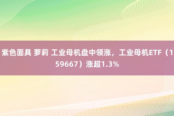 紫色面具 萝莉 工业母机盘中领涨，工业母机ETF（159667）涨超1.3%