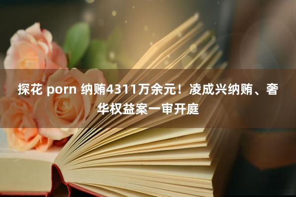 探花 porn 纳贿4311万余元！凌成兴纳贿、奢华权益案一审开庭